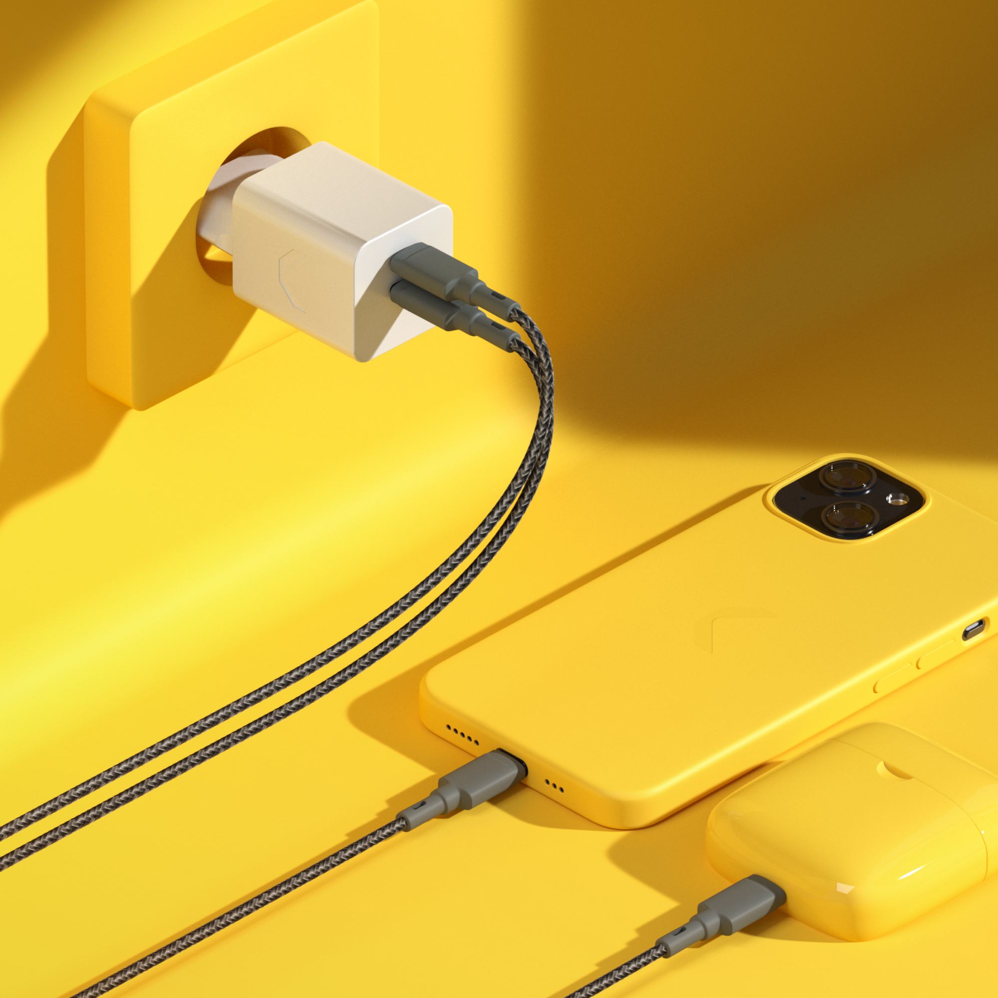 Кабель COMMO Range Cable USB A - Lightning MFI, 1.2 м, Graphite