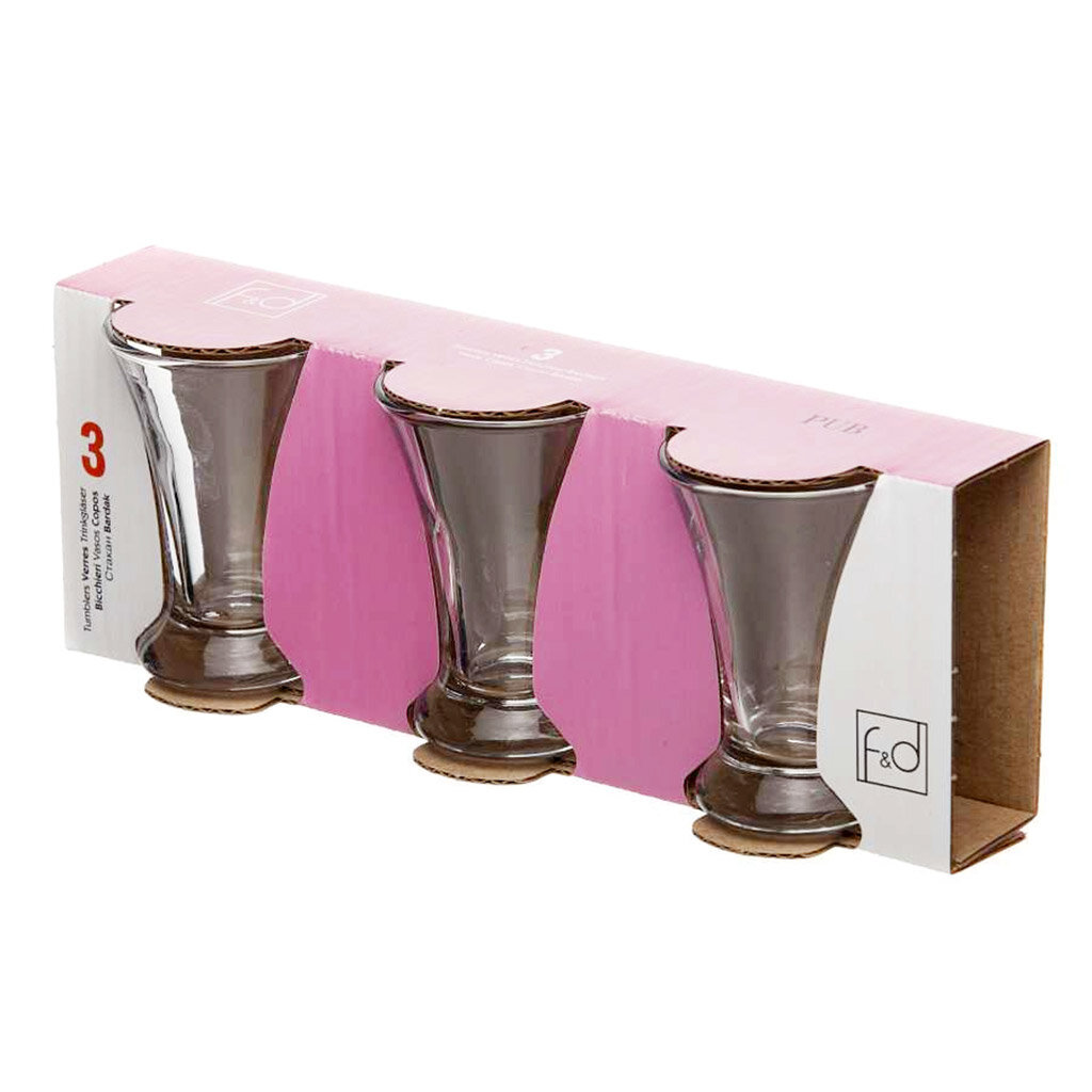 фото Набор стопок 3шт PUB 42194-3 F&D