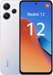 Смартфон Xiaomi Redmi 12 8/256 ГБ Global, Dual nano SIM, polar silver