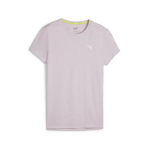 Футболка PUMA Run Favourite Heather Running Tee Women, размер XS, фиолетовый футболка puma run fav heather ss tee женская размер m black heather