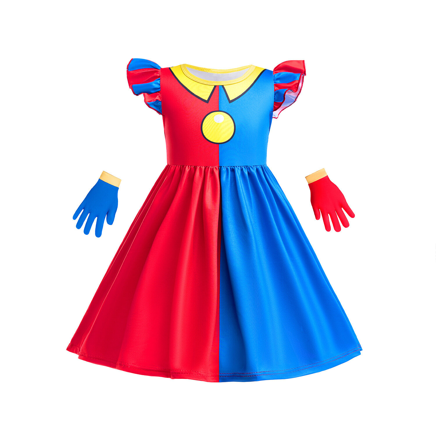 Костюм Памни для девочек, платье косплей Цифровой Цирк, костюм Хэллоуин, праздничный наряд для представлений