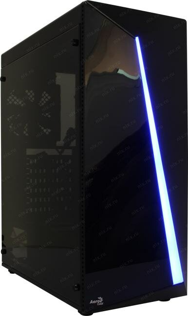 Корпус ATX AEROCOOL Shard A-BK-v, Midi-Tower, без БП, черный - фото №20