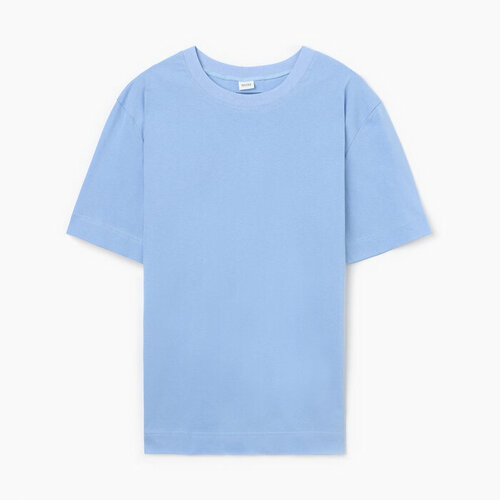 Футболка Minaku, размер 54, голубой футболка minaku размер 122 голубой