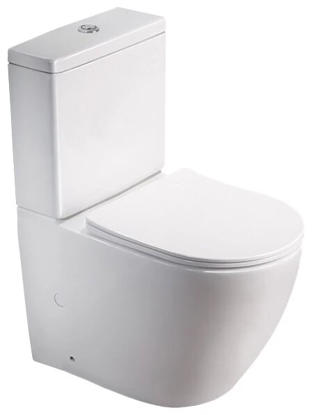 фото Унитаз-компакт безободковый с сиденьем микролифт SantiLine SL-5016