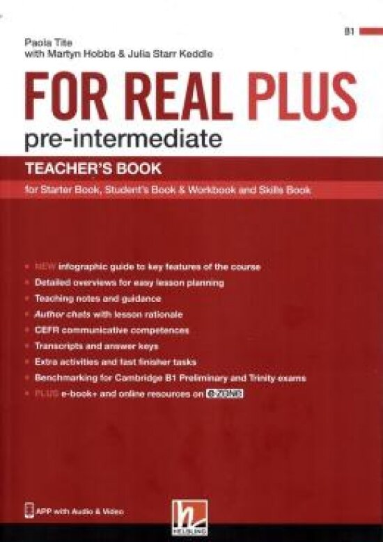 For Real Plus Pre-Intermediate Teacher's book (full) + e-zone