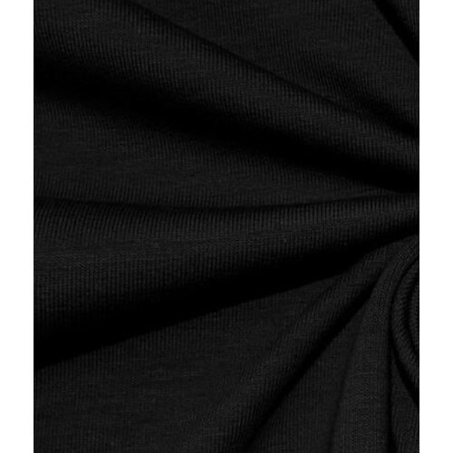 Футер 2-х нитка Петля, 95хб/5% эластан, 245гр/м2, Черный, ширина 185 см*56 метров, рулон