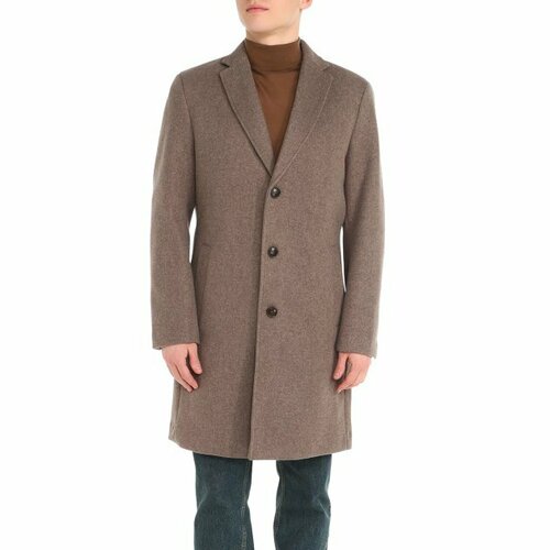 Пальто Maison David, размер XXL, коричневый