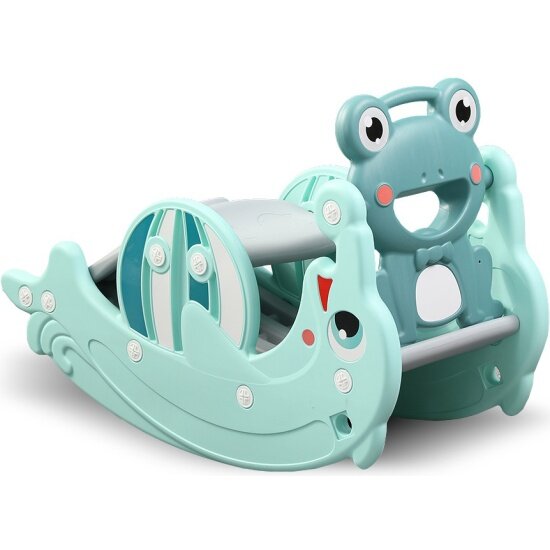 Горка Perfetto Sport качалка Дельфин PS-037-М ментол