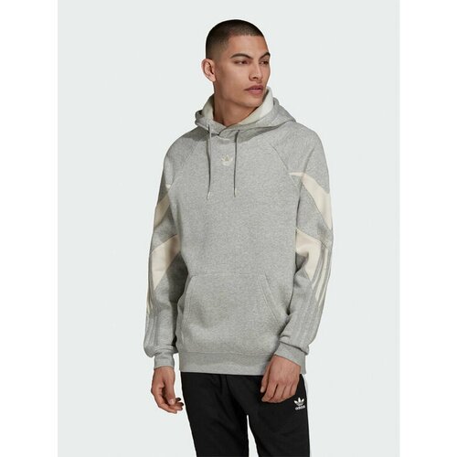 Худи adidas, размер S, серый autumn and winter 2021 men s new sweater sweater sweater men s casual sports hoodie loose hoodie men m 3xl