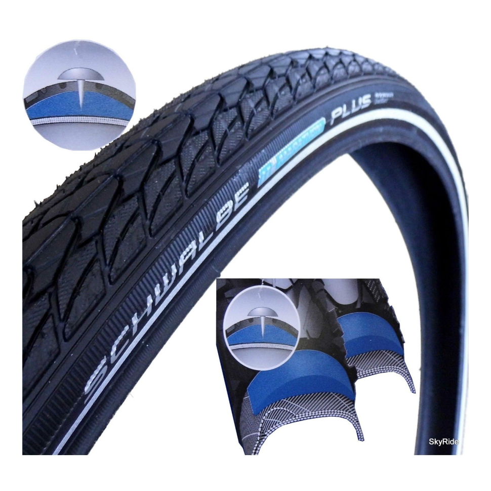 Покрышка 28x1.75 (47-622) Schwalbe MARATHON PLUS TOUR HS404 S-Guard B/B+RT EC 45-70PSI