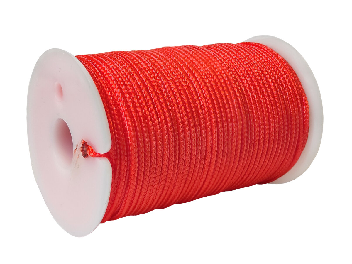 SOLARIS S6302o-neon Шнур полиамидный на катушке 1,8 мм х 40 м, Оранжевый Неоновый