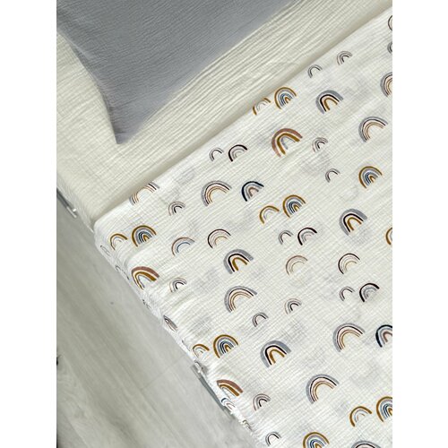 Пододеяльник детский 110х140 муслиновый