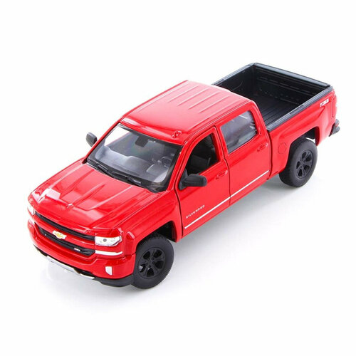 Модель машины 1:38 Chevrolet Silverado Welly красный 43750