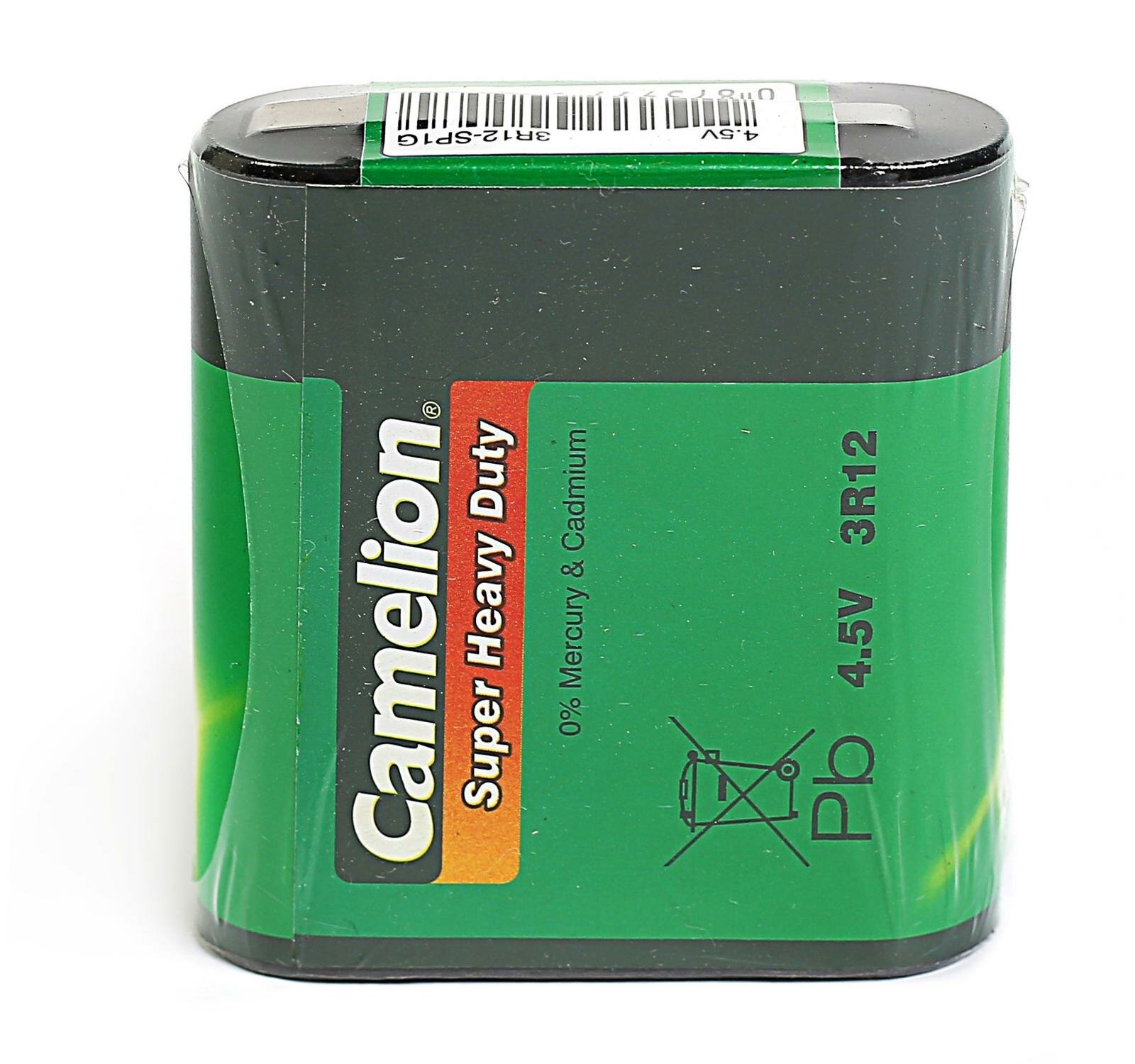 Батарейка солевая Camelion Super Heavy Duty, 3R12-1S (3R12-SP1G), 4.5В, спайка, 1 шт.