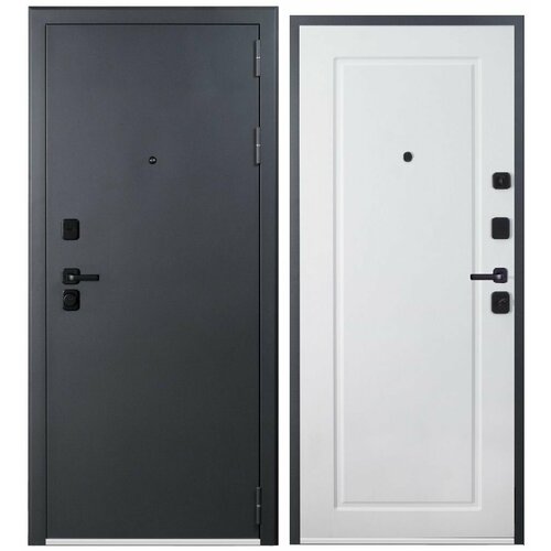 Эталон S-1 Черный муар-Белый снег 860 правая