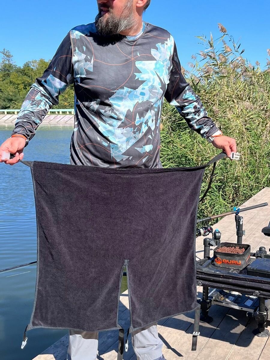Фартук полотенце для фидерной рыбалки