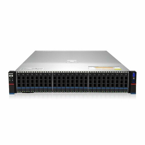 Gooxi Платформа системного блока Gooxi Intel dual socket 32 DIMM, extended 25-bay - w/ 2* 800W CRPS modules + 10GbE dual SFP+ ports (Intel 82599ES) SL201-D25RE-G3