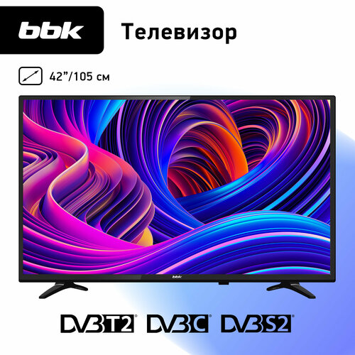 LED телевизор BBK 42LEM-1064FTS2C черный 1728700₽