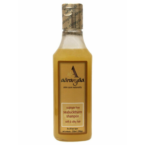 SULPHATE FREE SHAMPOO with sea buckthorn oil shikakai Aaranyaa безсульфатный шампунь с маслом облепихи и шикакай Аараньяа 250 мл 846₽