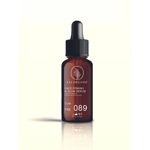 FACE FIRMING & GLOW SERUM, FGS 089, Sai Organic (подтягивающая сыворотка для сияния лица, Саи Органик), стекло, 30 мл.