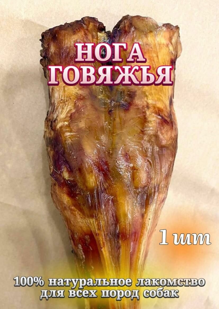 Лакомства для собак "Хищный нос" - Нога говяжья 1 шт