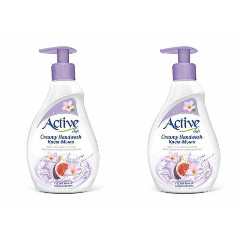 Active Жидкое крем-мыло с витамином B5 Purple Инжир 350 мл 2 шт 674₽