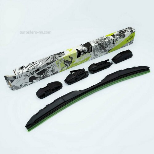 SURAI SRS70404 Щётка стеклоочистителя гибрид 410мм 16 3 адаптера 823₽
