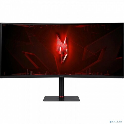 ACER Монитор LCD Acer 34 Nitro XV345CURV3bmiphuzx VA 3440x1440 180Hz 05ms 300cd HDMI20 DisplayPort14 USB-C65W 2xUSB20 2x3W UM CX5EE301 чёрный 6163500₽