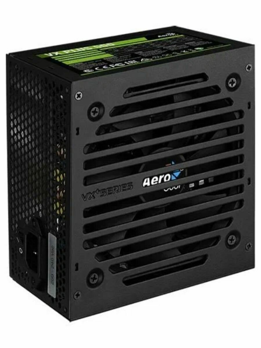 Блок питания Aerocool VX PLUS 500W, 500Вт, 120мм