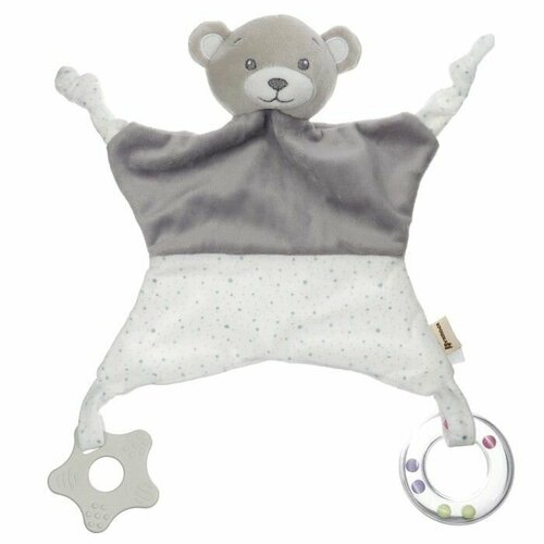 Комфортер для сна Серый мишка с погремушкой прорез Крошка Я 1454₽