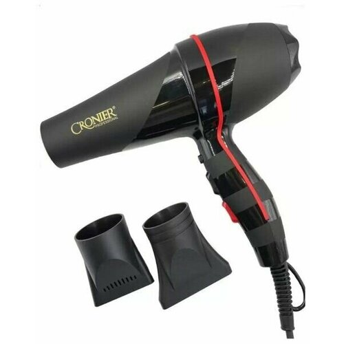 Фен для волос профессиональный 3000W 2 насадки для сушки и укладки волос 400000₽