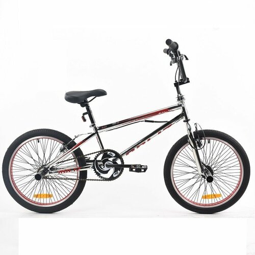 Велосипед 20 ROLIZ BMX, 1ск, сталь, UV серебристый