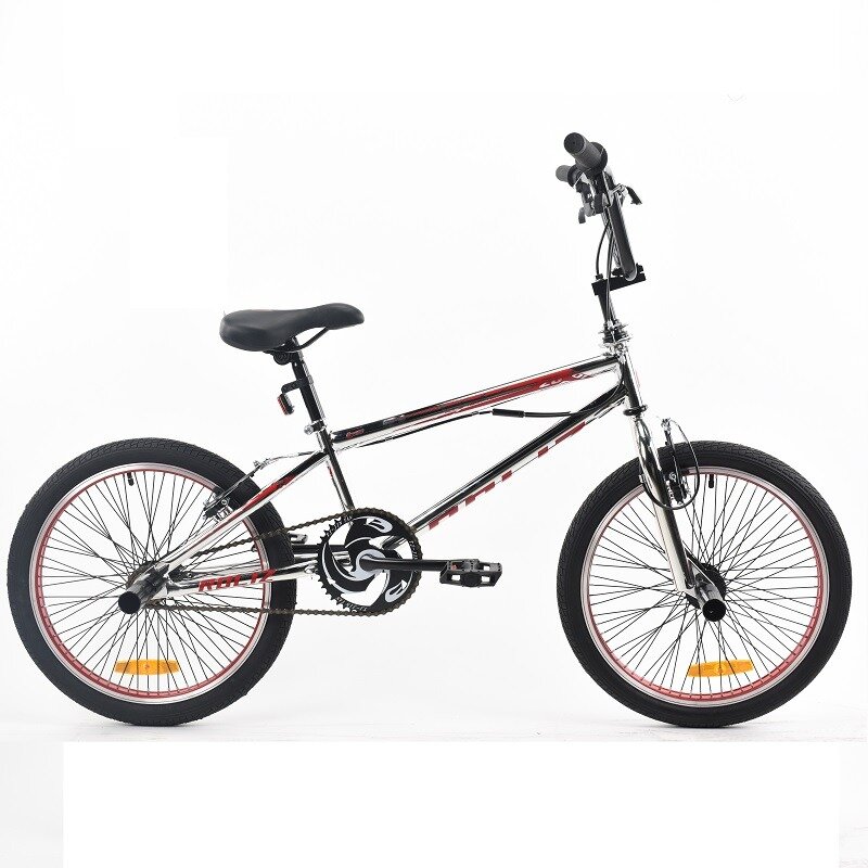 фото Велосипед 20" ROLIZ BMX, 1ск, сталь, UV серебристый
