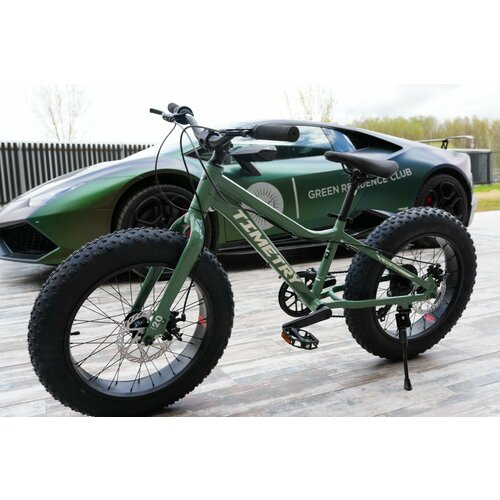 Велосипед фэтбайк Fatbike Time Try TT2157s 20 Алюминиевая рама 12 зеленый 2650000₽