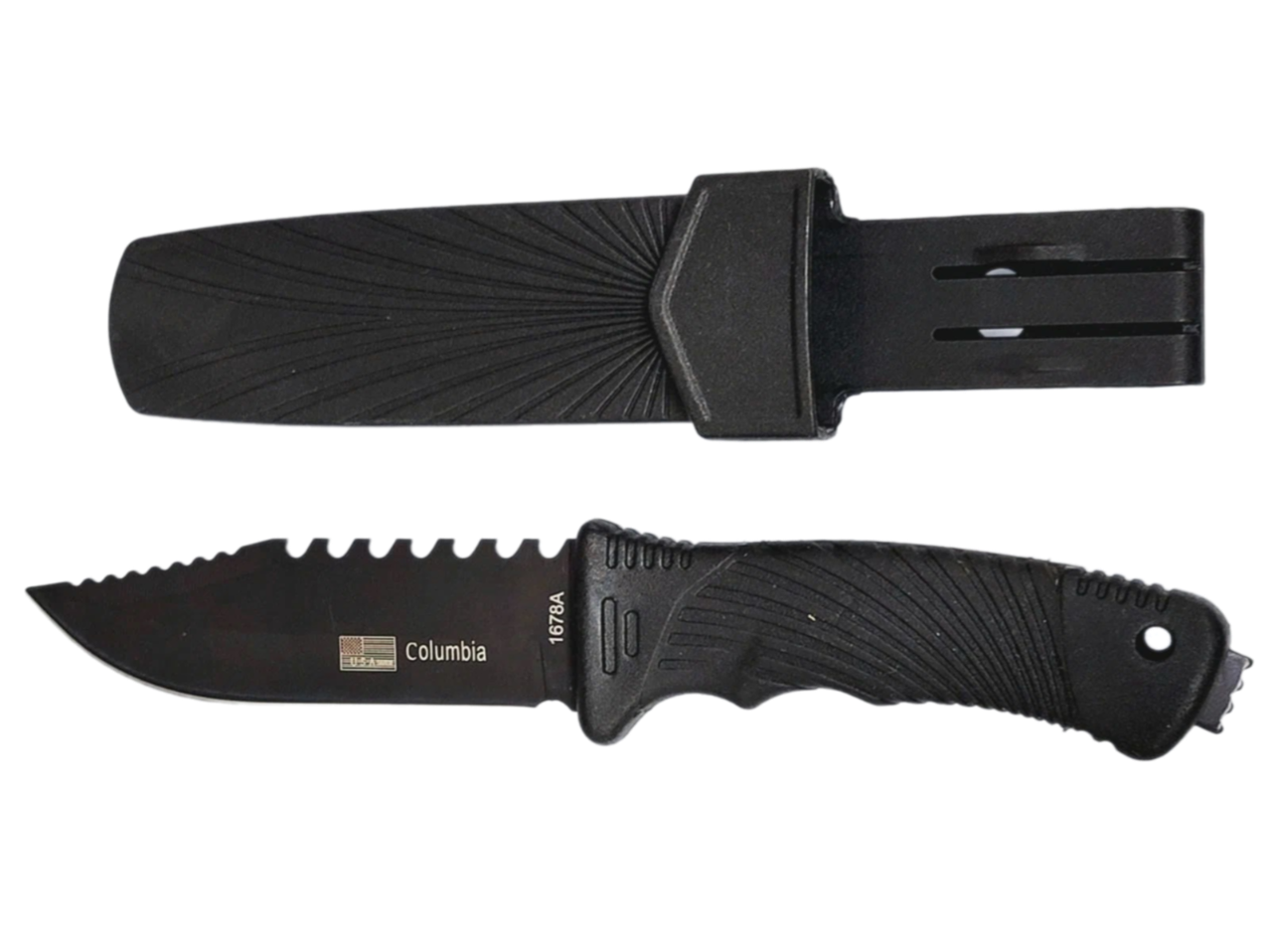 Нож тактический туристический фиксированный в ножнах с чехлом Columbia 1678A