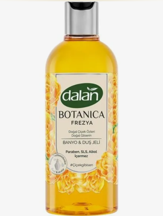 Botanica Гель для душа "Фрезия" натуральный, парфюмированный для тела, турецкий 500 мл