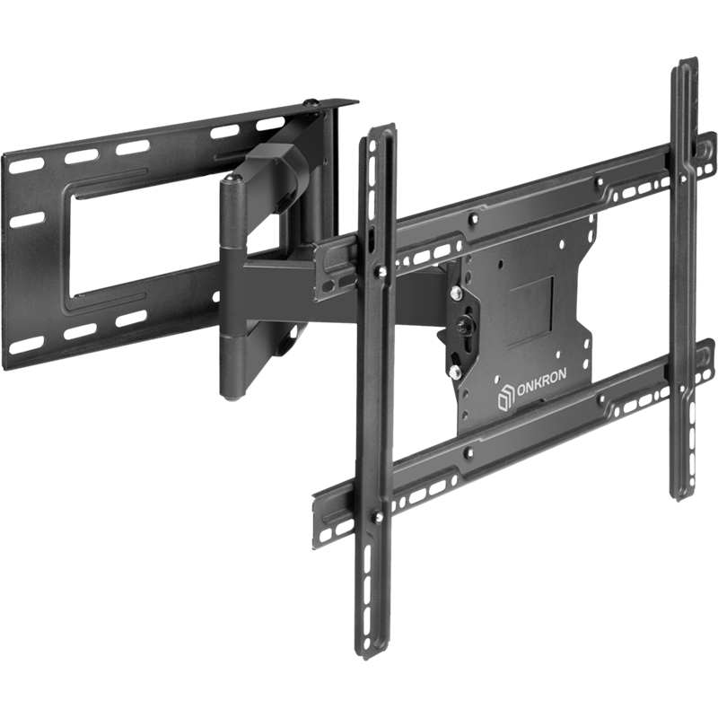 Кронштейн ONKRON/ 40-75" макс 400*600 наклон -5°/+15° поворот ±180° Макс нагрузка 68,2кг, от стены 110-711мм