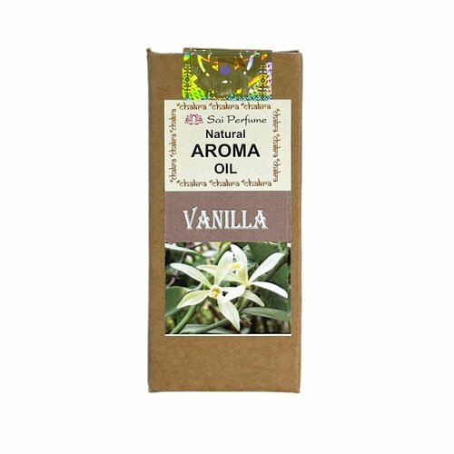 Natural Aroma Oil VANILLA Shri Chakra Натуральное ароматическое масло ваниль Шри Чакра 10 мл 630₽