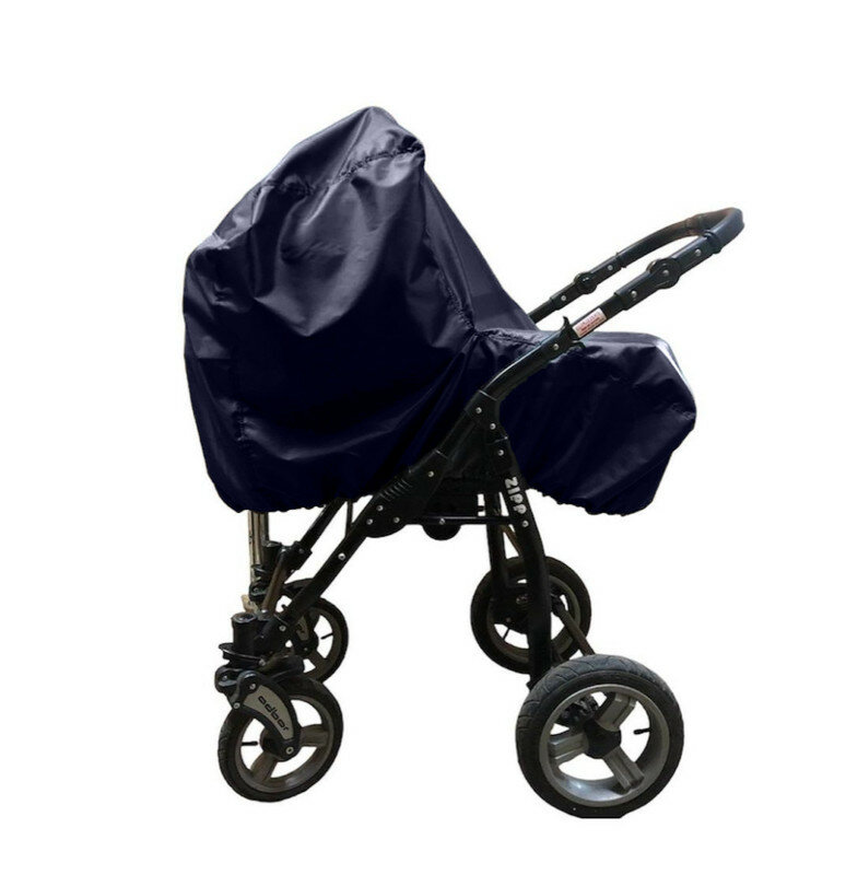 фото Чехол на детскую коляску 90см*50см*65см Темно-синий