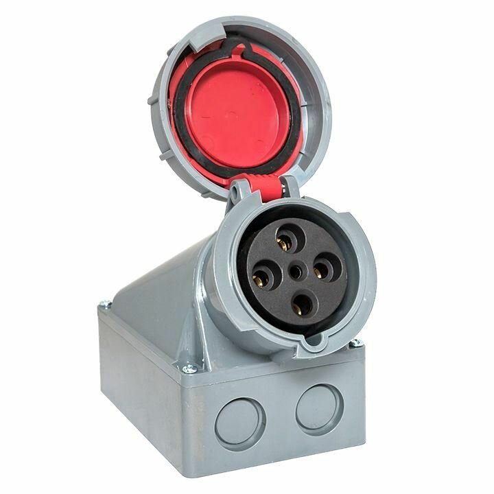 ps-1352-63-380 Розетка стационарная наружная 1352 3Р+РЕ+N 63А 380В IP67 PROxima EKF - фото №9