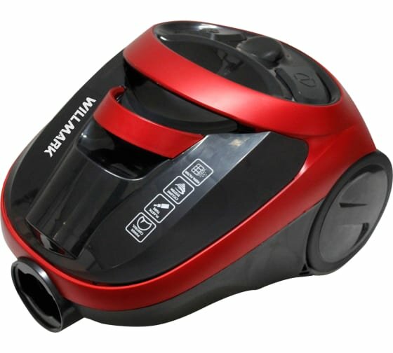 фото Пылесос WILLMARK VC-2255CYM красный