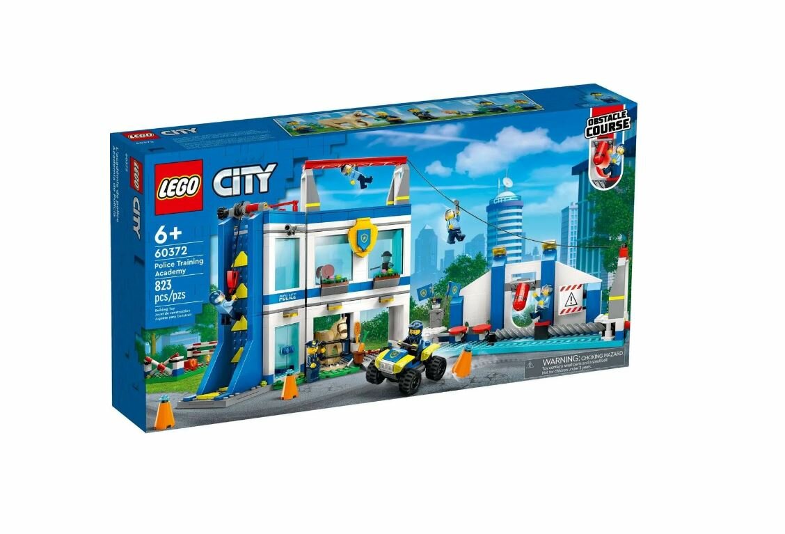 Конструктор LEGO City 60372 Police Training Academy, 823 дет.