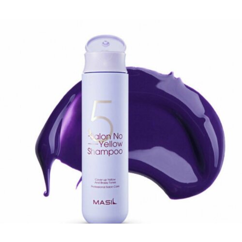 Тонирующий шампунь для осветленных волос Masil 5 Salon No Yellow Shampoo 500мл masil шампунь для борьбы с желтизной
