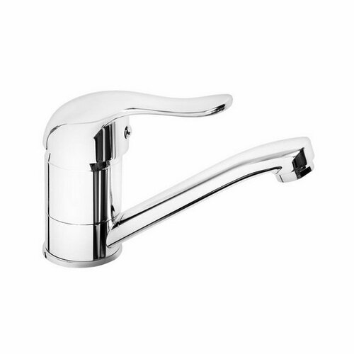 Смеситель для раковины 566-087, однорычажный, излив 150 мм, цинк, хром