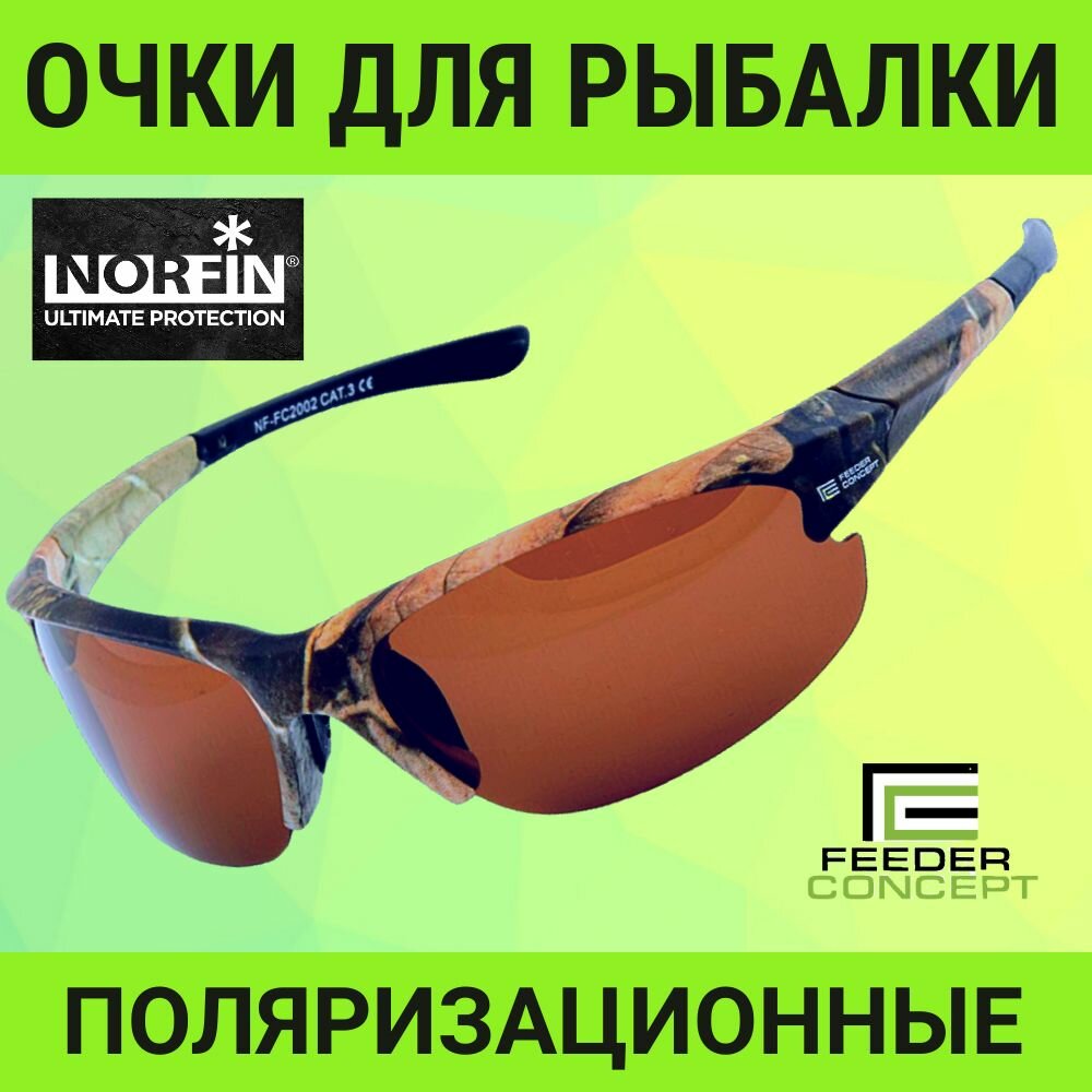 Norfin for Feeder Concept очки поляризационные линзы коричневые 02