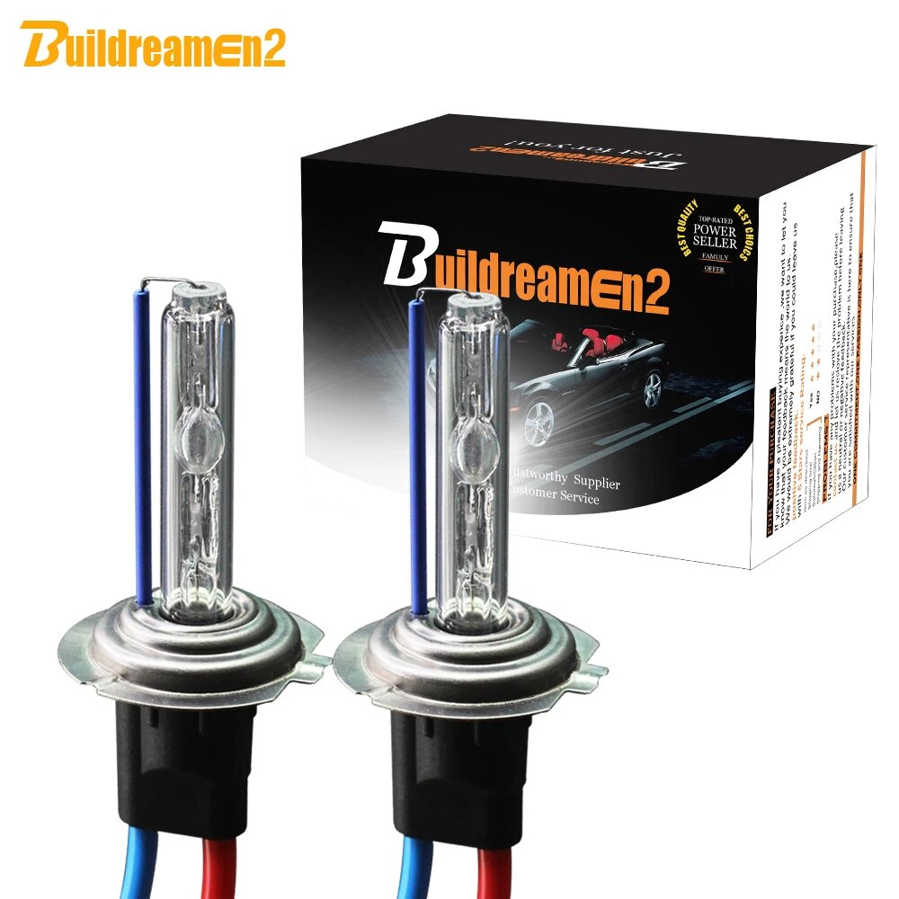 H1 H3 H7 H8 H9 H11 9005 HB3 9006 HB4 880 881 9012 HIR2 55W HID Ксеноновая лампа переменного тока 12 В Автомобильная фара Противотуманная фара 3000K 4300K 6000K 8000K, 4300 К Белый Желтый, 9012 (HIR2)