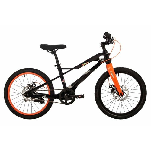 Детский велосипед Novatrack Lynx 20 (2024) 20 Черный (115-128 см) детский велосипед novatrack angel 6 sp 20 2019 20 белый 115 128 см