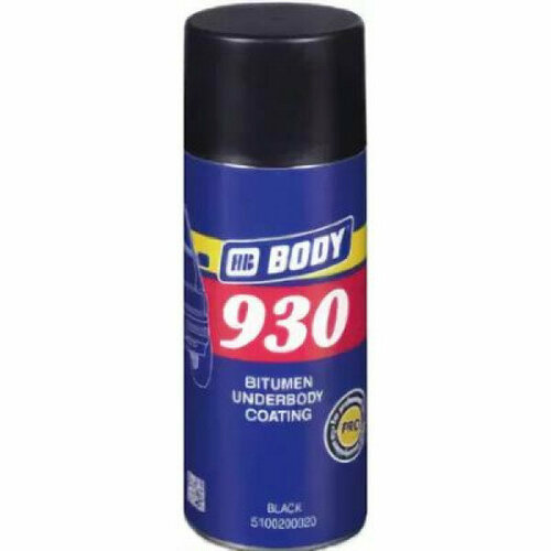 Мастика-Антикор Body 930 04Кг Черный На Основе Битума И Каучука Аэрозоль HB BODY арт 5100200020 2760₽