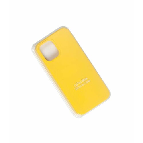 Case / Чехол Soft Touch для Apple iPhone 12 Pro Max, желтый матовый чехол mattecover для apple iphone 11 pro max силиконовый жёлтый