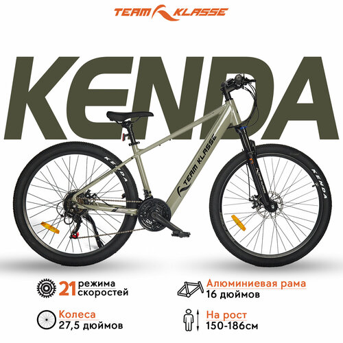 Электровелосипед Team Klasse C-3-D коричневый 5163000₽